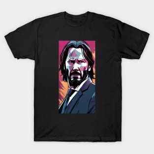 John Wick Comic book style_013 T-Shirt